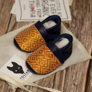 Saba(ሳባ) Ankle Baby Booties Shoe with Tilet(ጥለት)