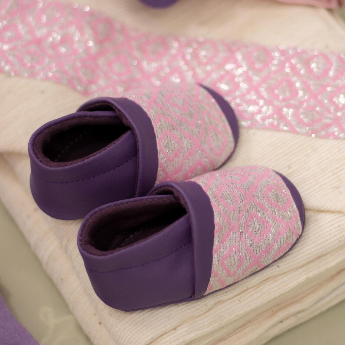 Saba(ሳባ) Ankle Baby Booties Shoe with Tilet(ጥለት) - Image 3