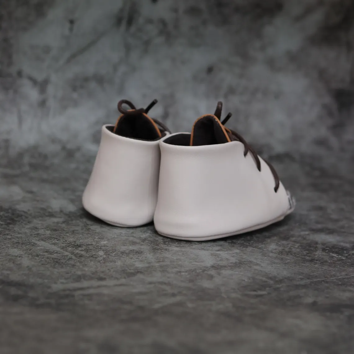 Tewodros(ቴዎድሮስ) Lace-up Baby booties Shoe with Tilet(ጥለት) - Image 3