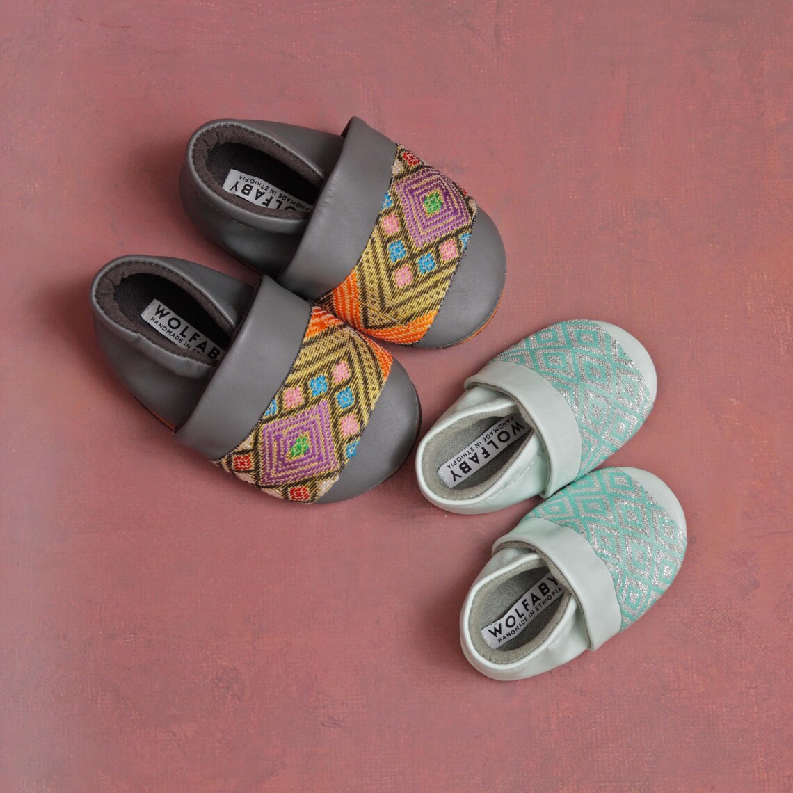 Saba(ሳባ) Ankle Baby Booties Shoe with Tilet(ጥለት) - Image 5