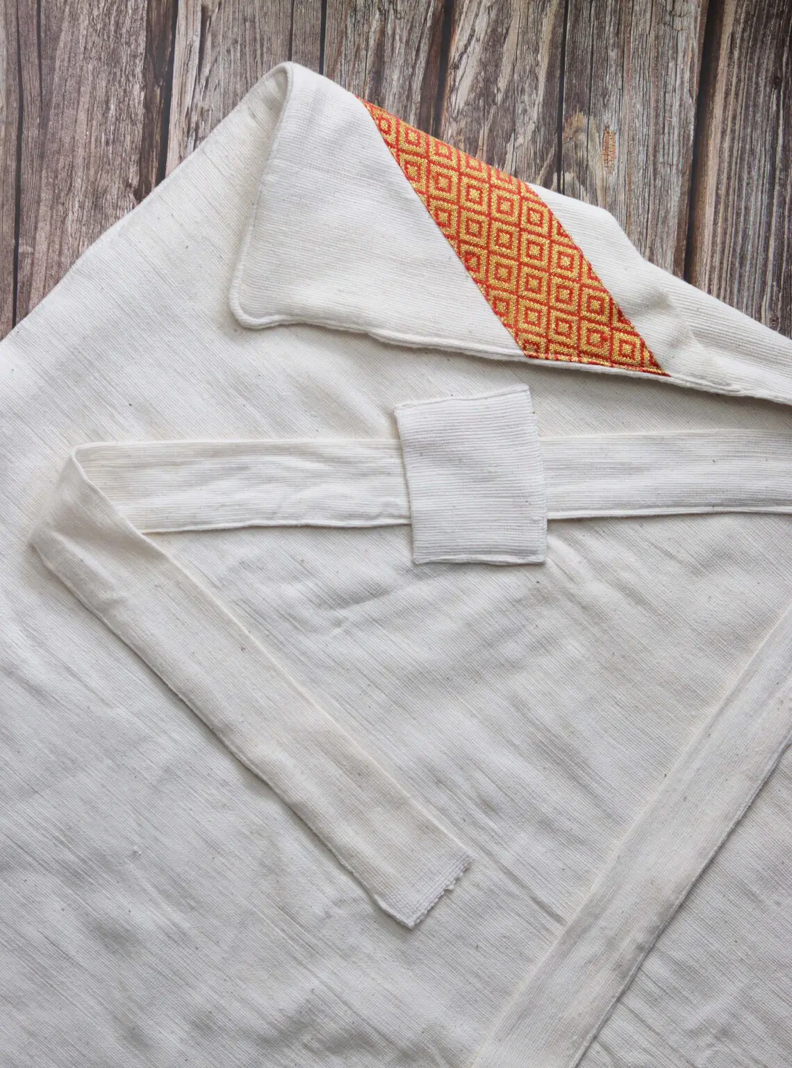 Fasilides(ፋሲለደስ) Hooded Baby Gabi Blanket with Tilet(ጥለት) - Image 3