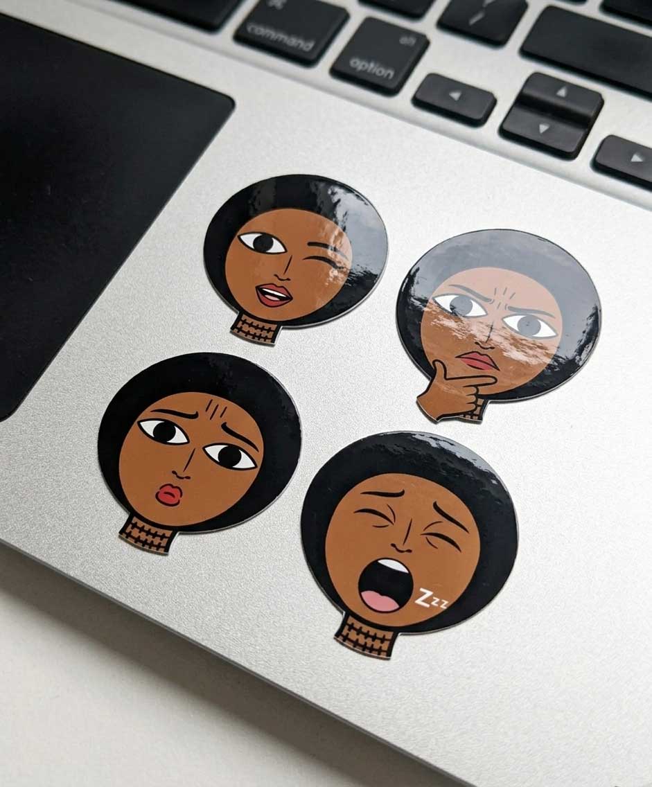 Zewditu(ዘውዲቱ) Habesha/Ethiopian Vinyl Sticker - Image 4